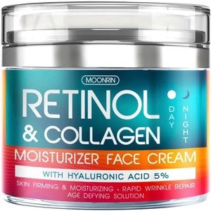 Retinol Cream for Face with Hyaluronic Acid – Collagen Face Moisturizer